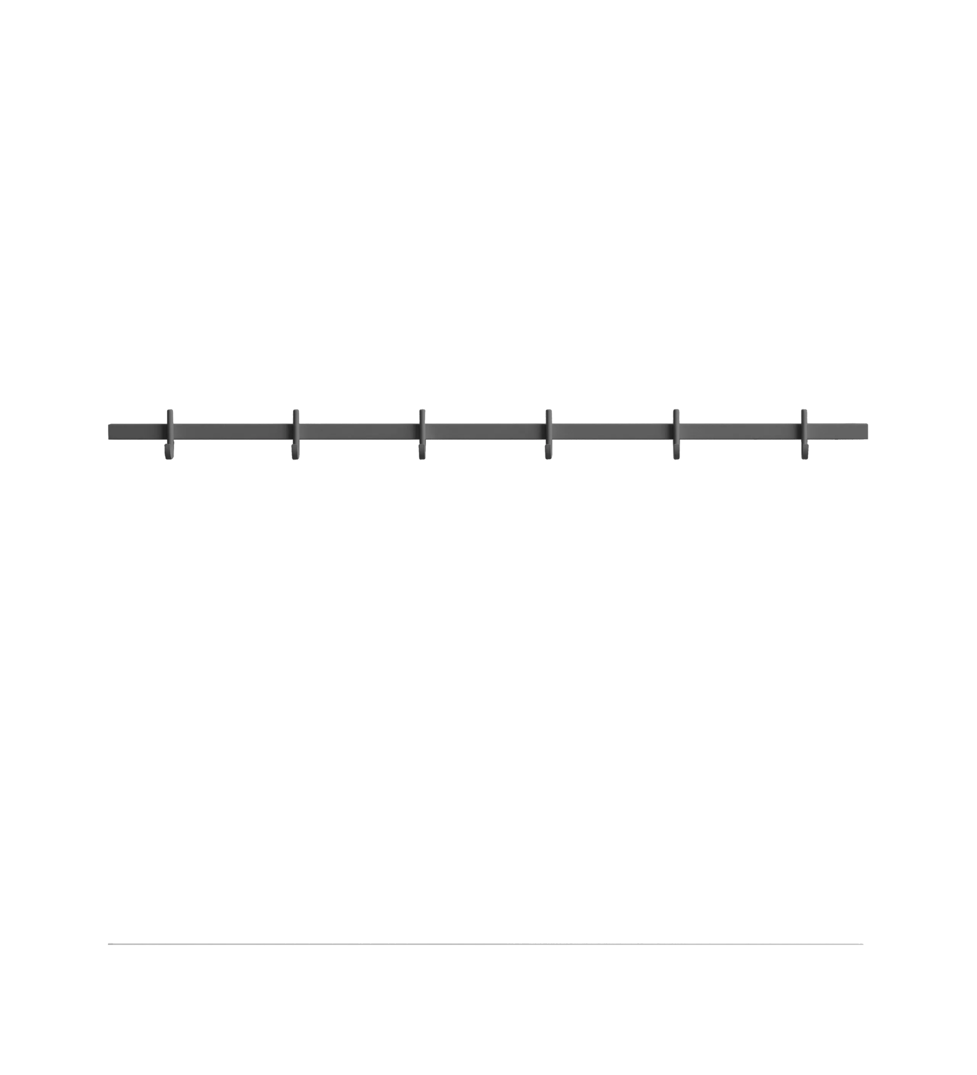 relief - hook rail medium grey
