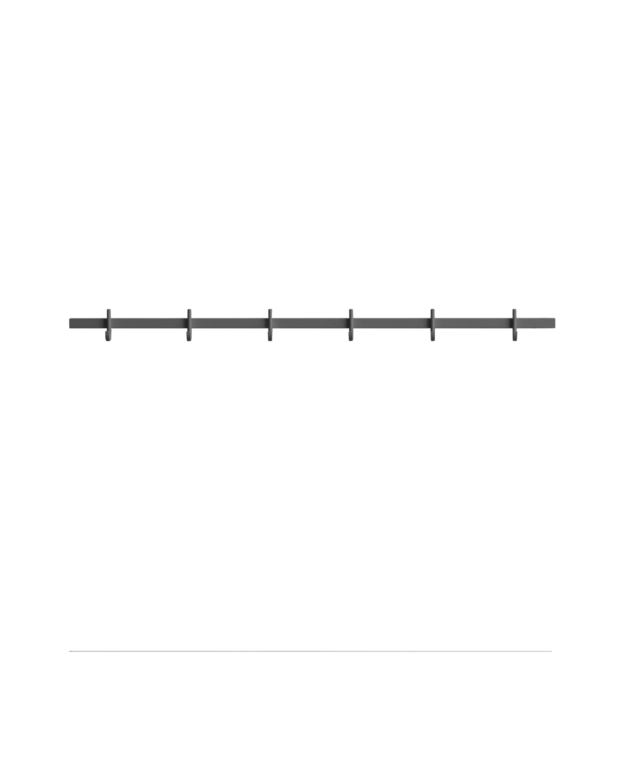 relief - hook rail medium grey