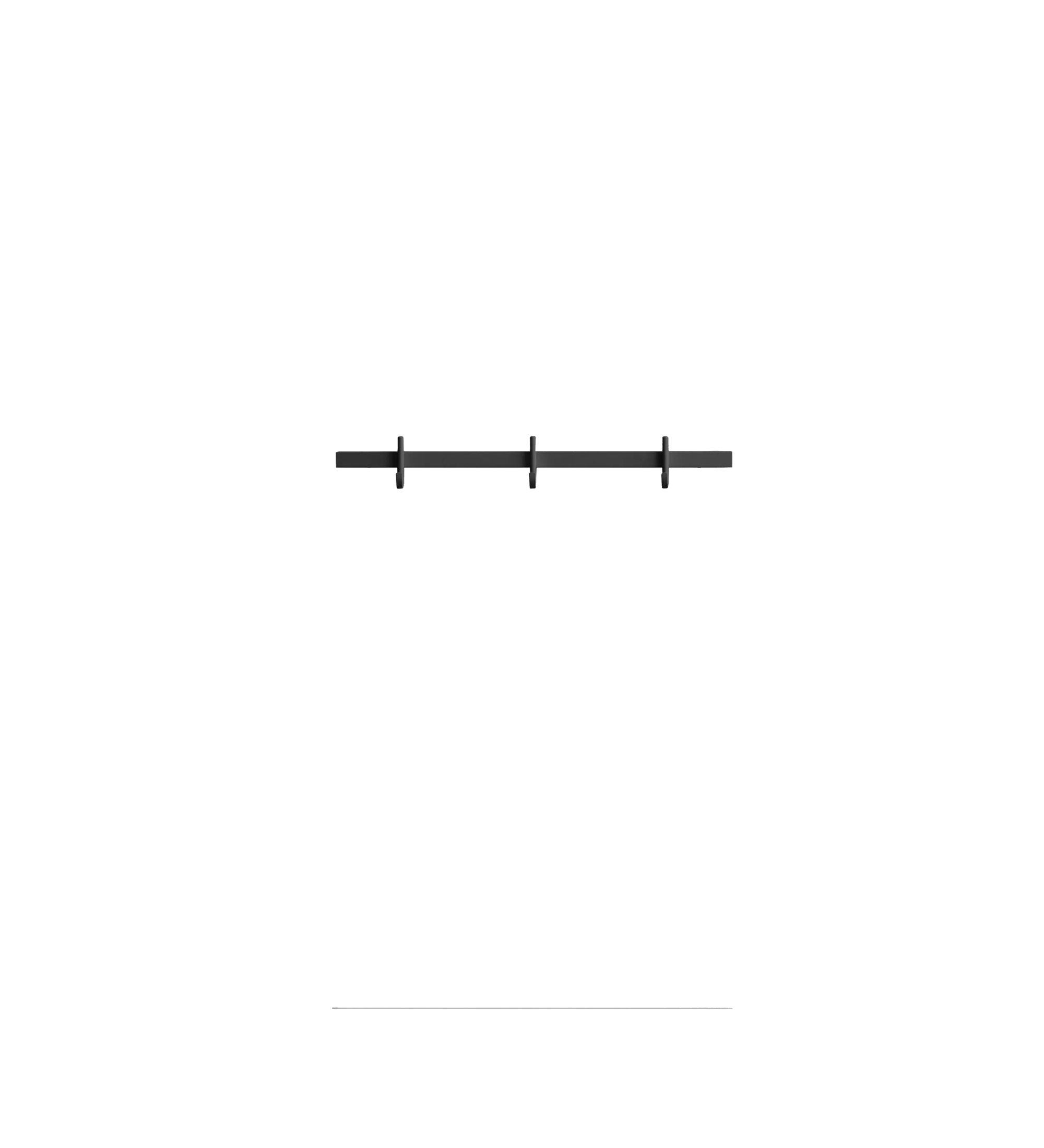 relief - hook rail small grey