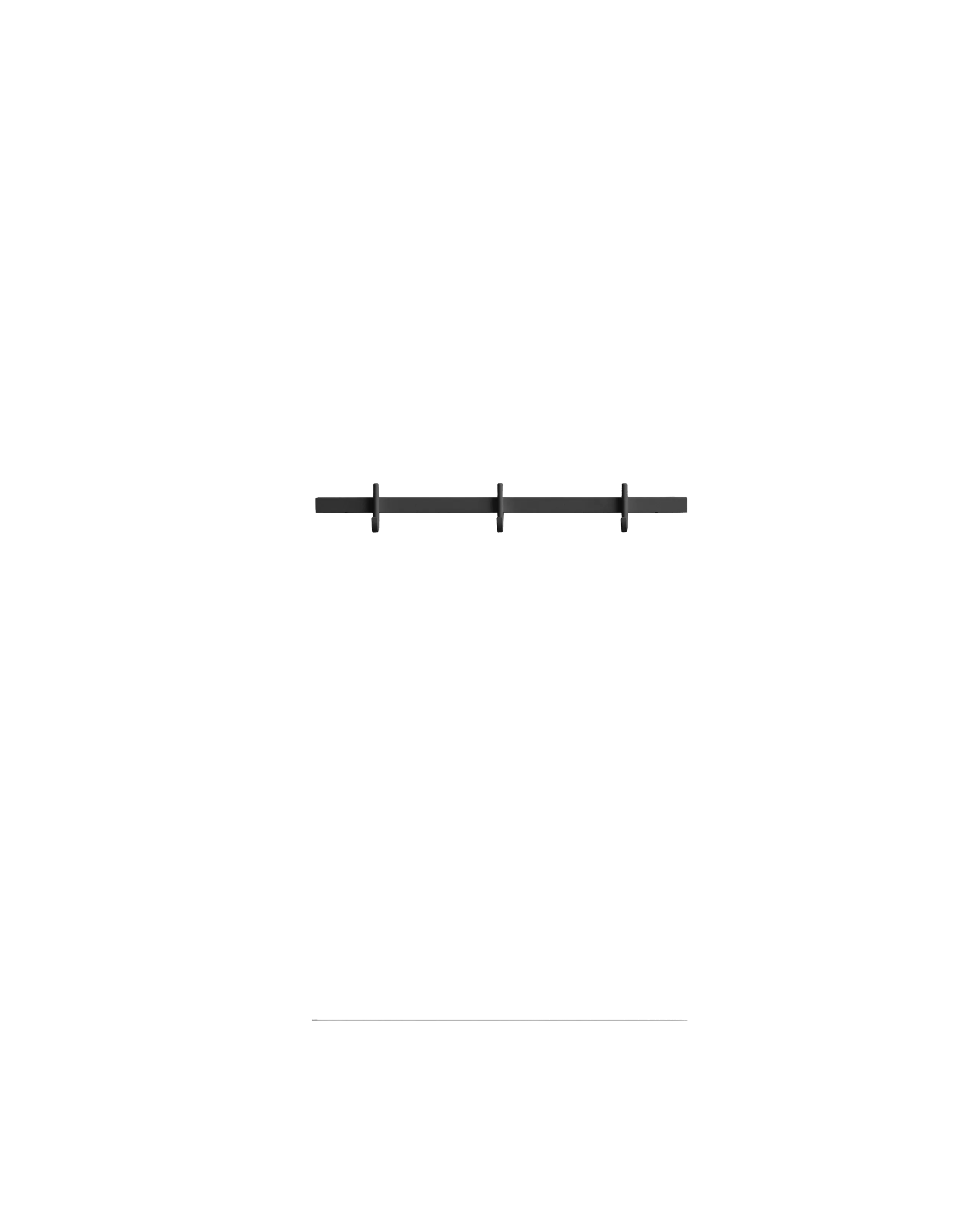 relief - hook rail small grey