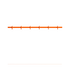 relief - hook rail medium orange