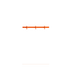 relief - hook rail small orange