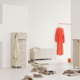 relief - chest of drawers low beige