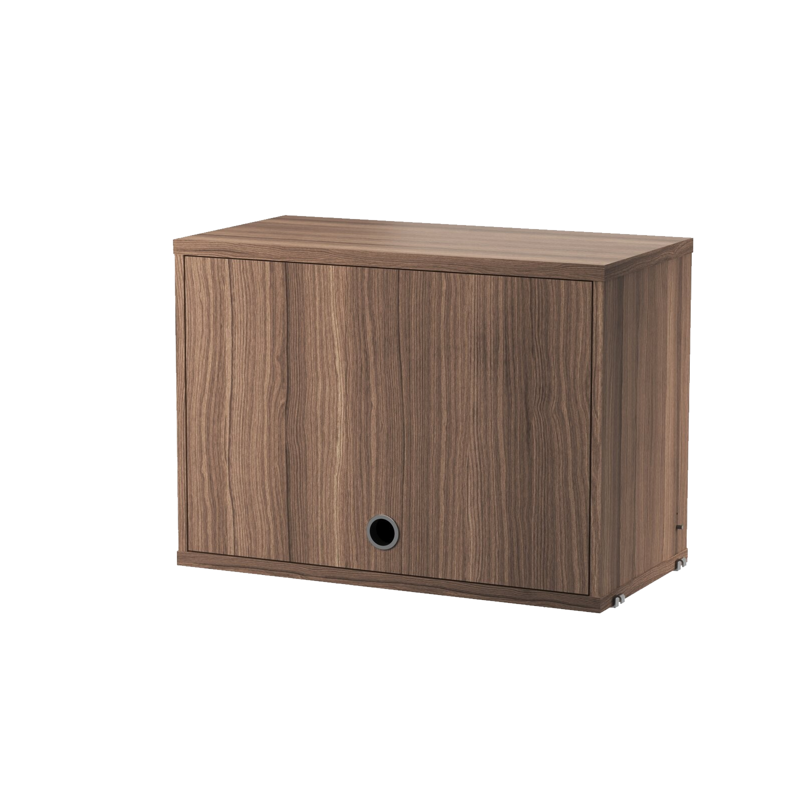 string system schank mit klapptür walnut 58/30