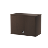 string system schank mit klapptür dark oak 58/30