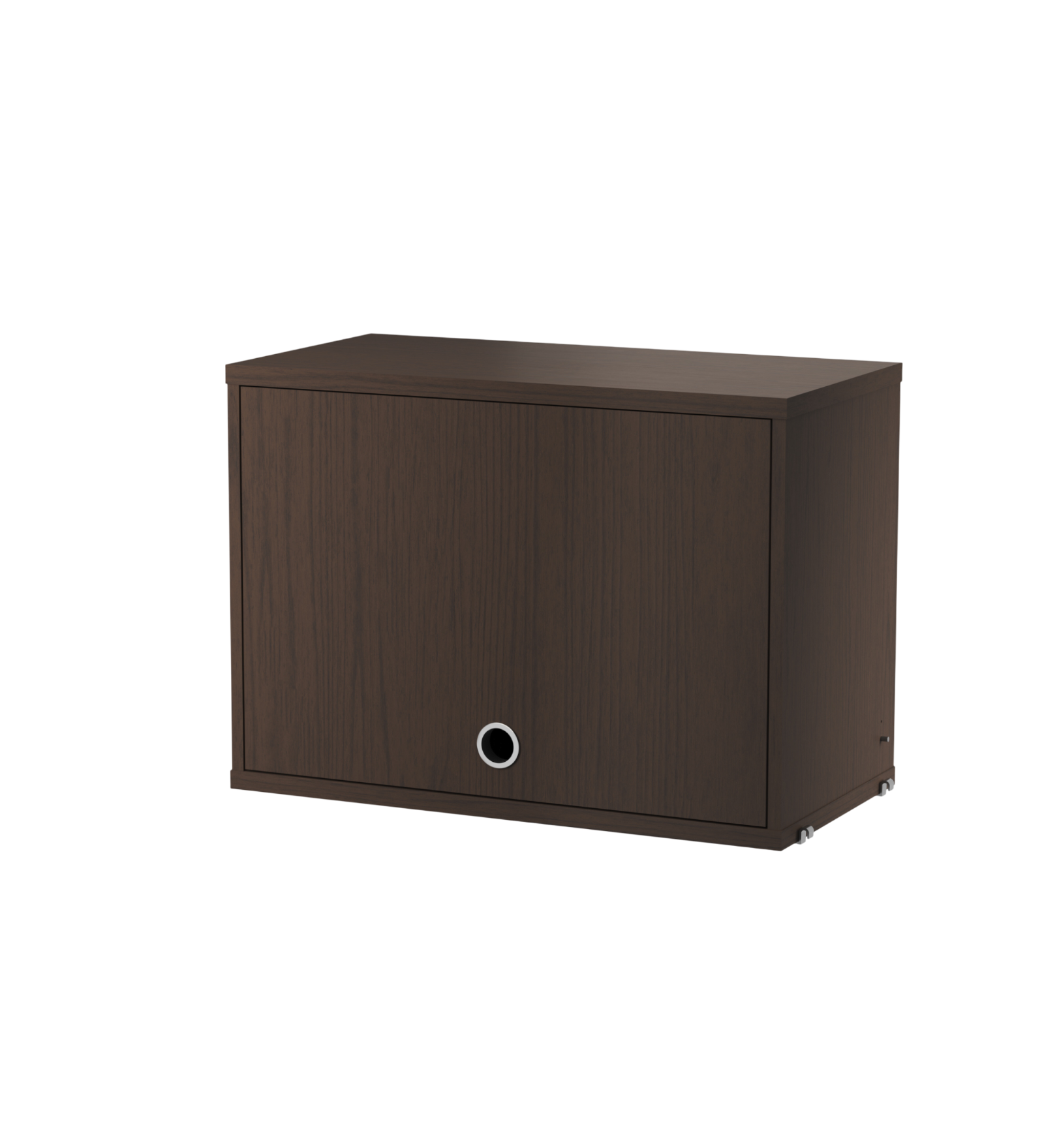 string system schank mit klapptür dark oak 58/30