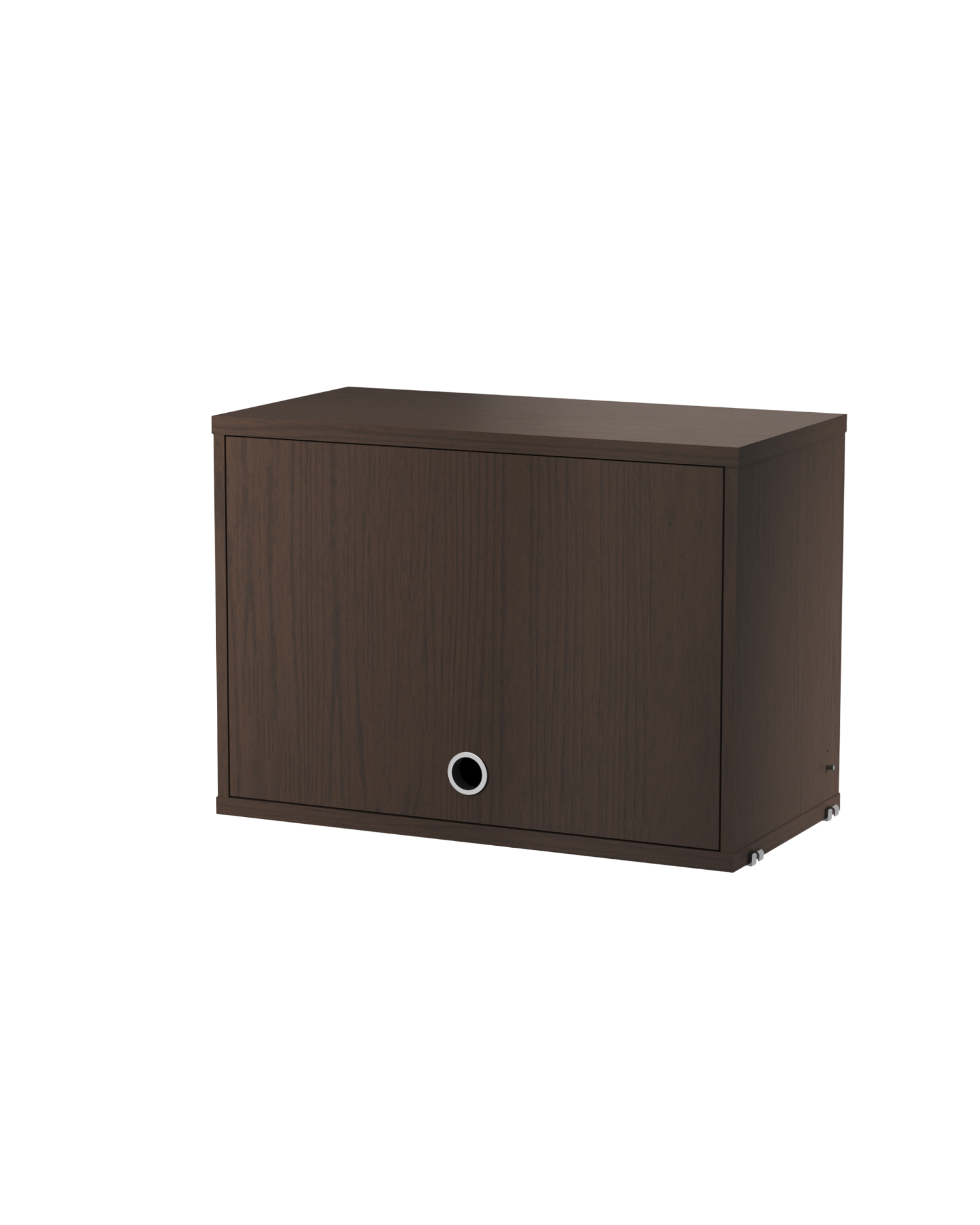 string system schank mit klapptür dark oak 58/30