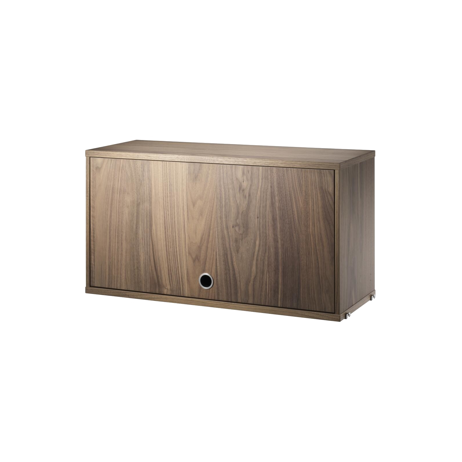 string system schank mit klapptür walnut 78/30