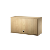 string system schank mit klapptür oak 78/30