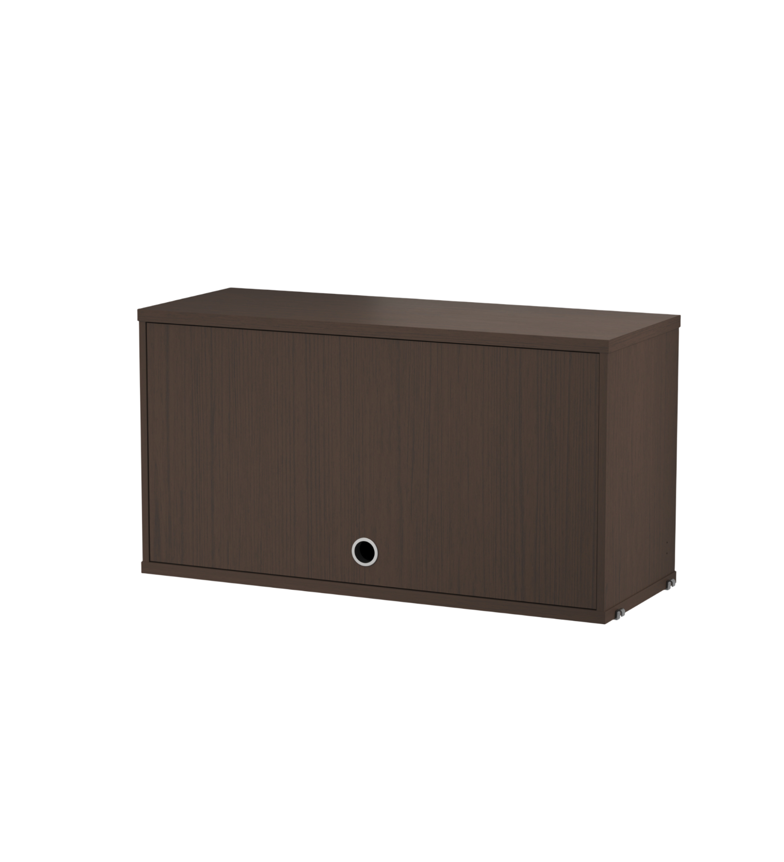 string system schank mit klapptür dark oak 78/30