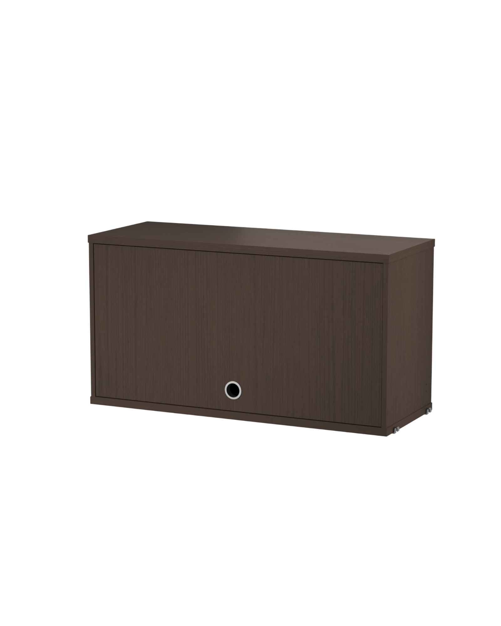 string system schank mit klapptür dark oak 78/30