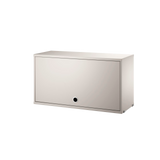 string system schank mit klapptür beige 78/30