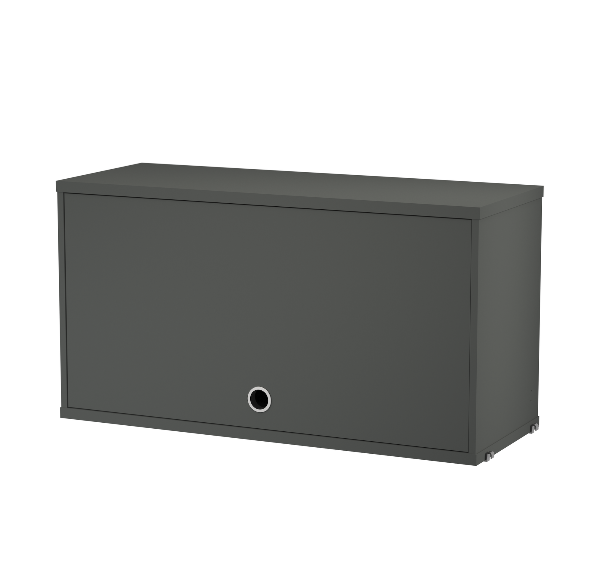 string system schank mit klapptür dark grey 78/30