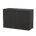 string system schrank mit schloss black stained ash