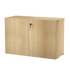 string system schrank mit schloss oak