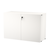 string system schrank mit schloss white