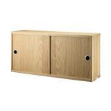 string system schrank mit schiebetüren oak 78/20