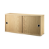 string system schrank mit schiebetüren oak 78/20
