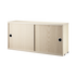 string system schrank mit schiebetüren ash 78/20