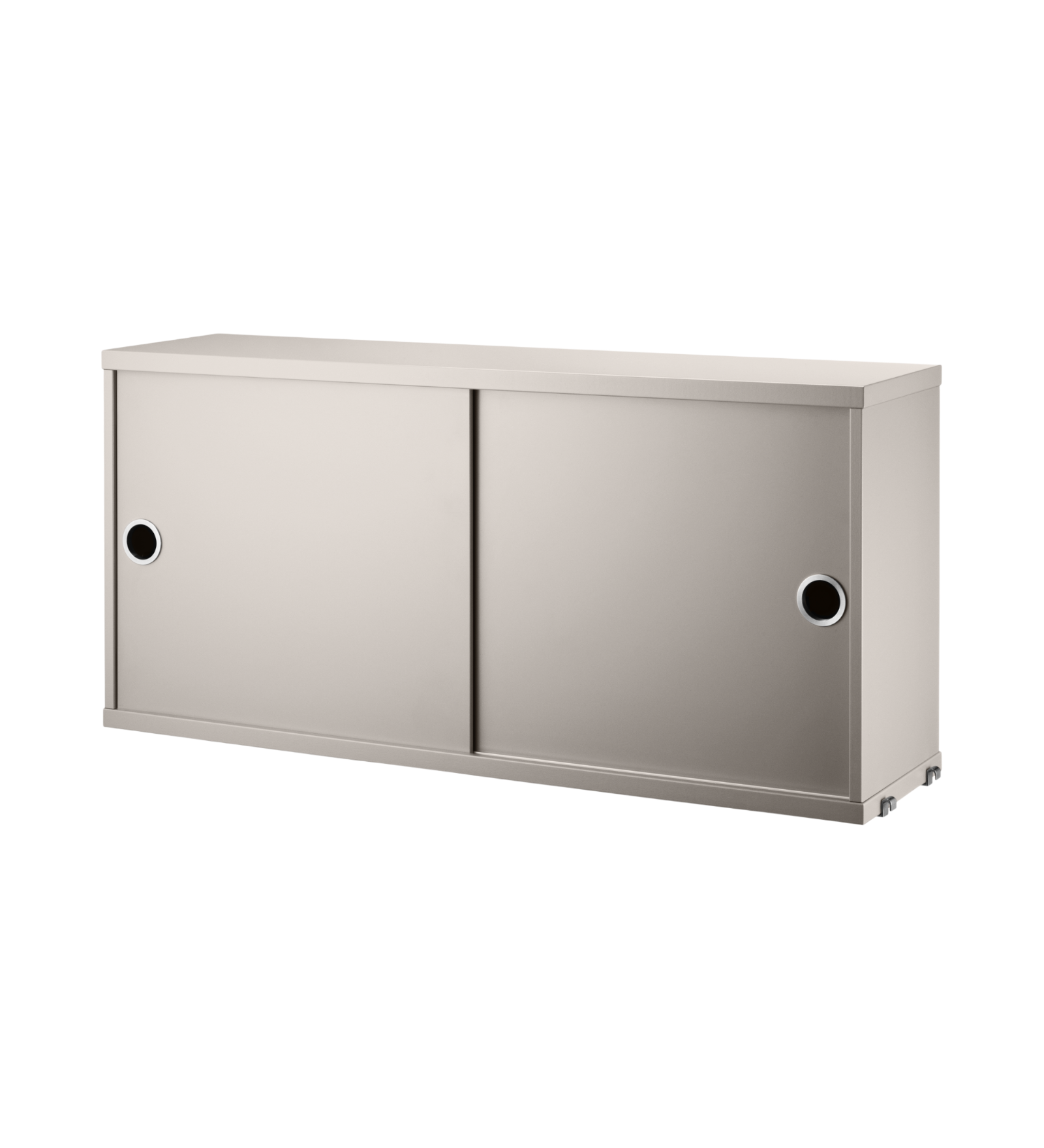 string system schrank mit schiebetüren beige 78/20