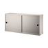 string system schrank mit schiebetüren beige 78/20