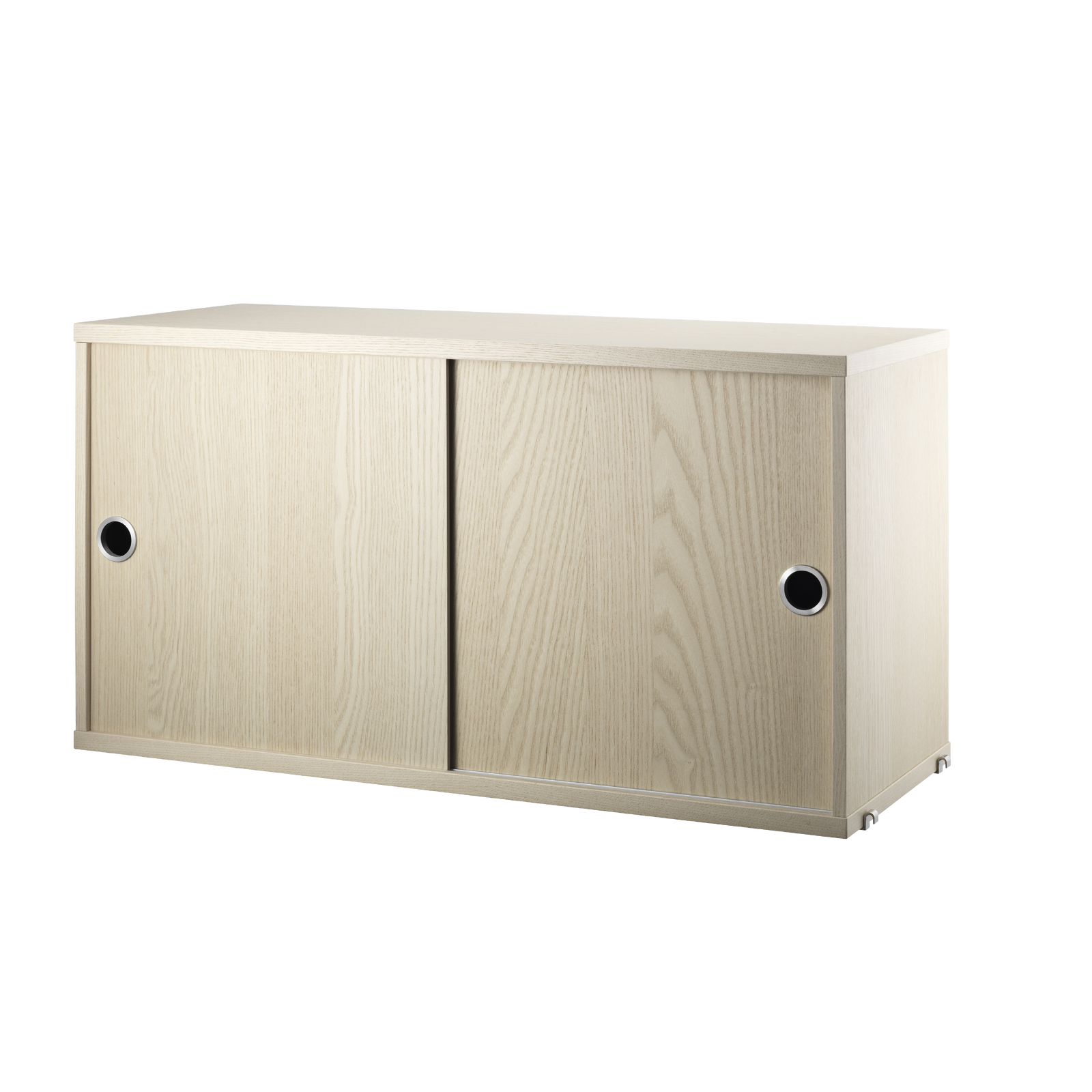 string system schrank mit schiebetüren ash 78/30