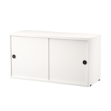 string system schrank mit schiebetüren white 78/30