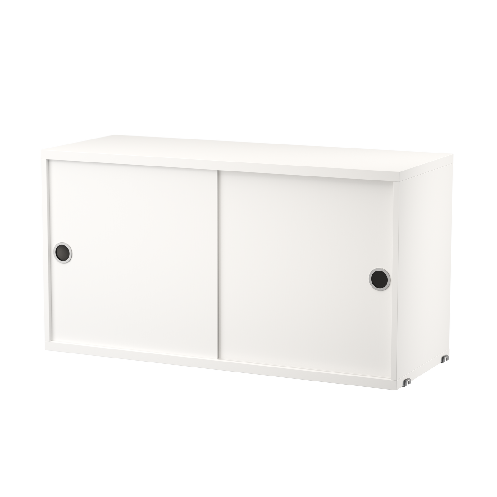 string system schrank mit schiebetüren white 78/30