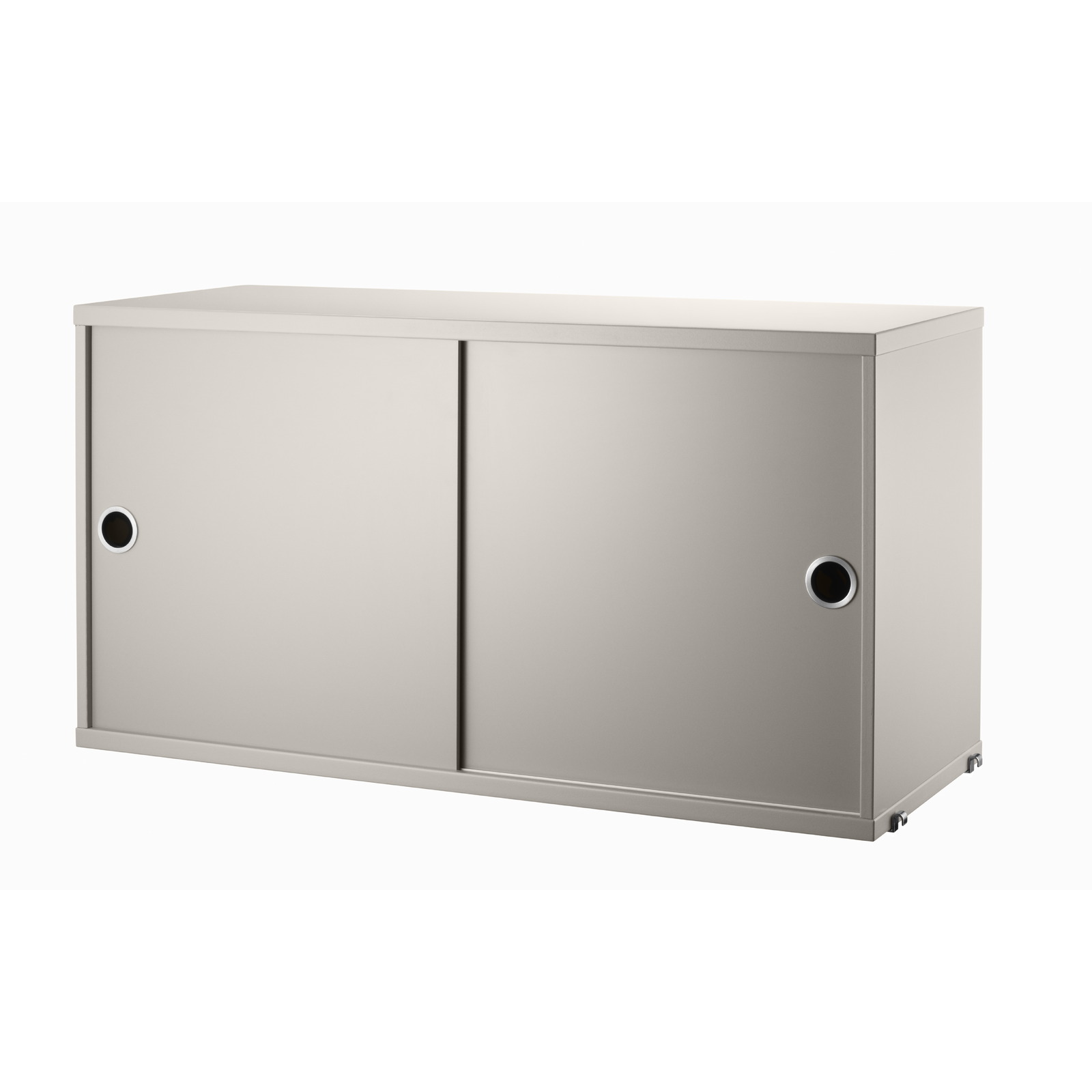 string system schrank mit schiebetüren beige 78/30