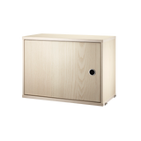 string system schrank mit schwingtür ash
