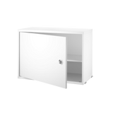 string system schrank mit schwingtür white