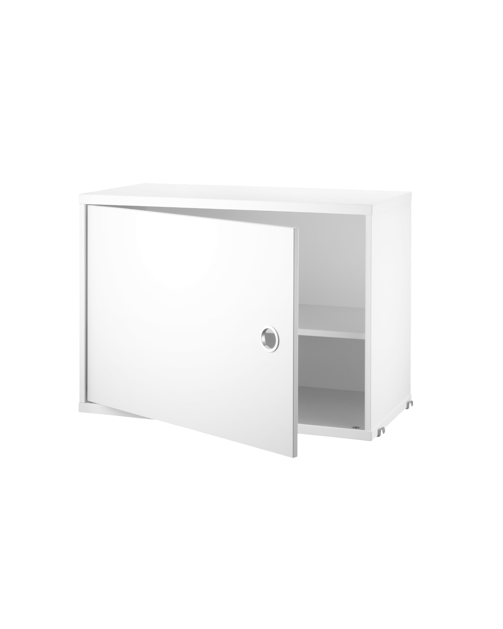 string system schrank mit schwingtür white