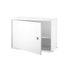string system schrank mit schwingtür white