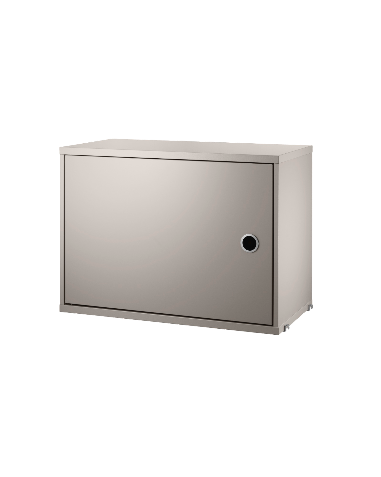 string system schrank mit schwingtür beige
