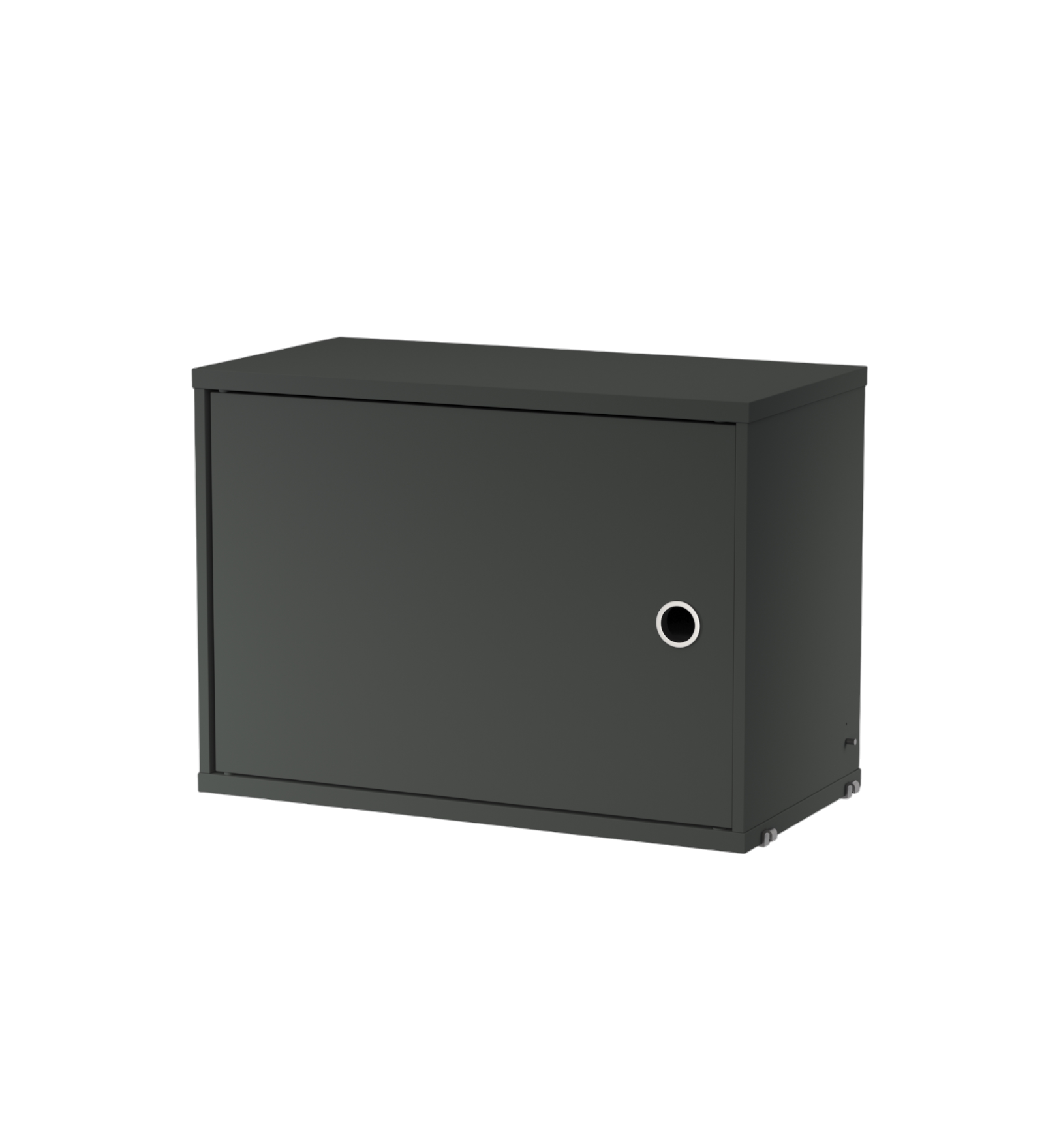 string schrank mit schwingtür dark grey