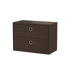 string system schrank mit schublade dark oak 58/30