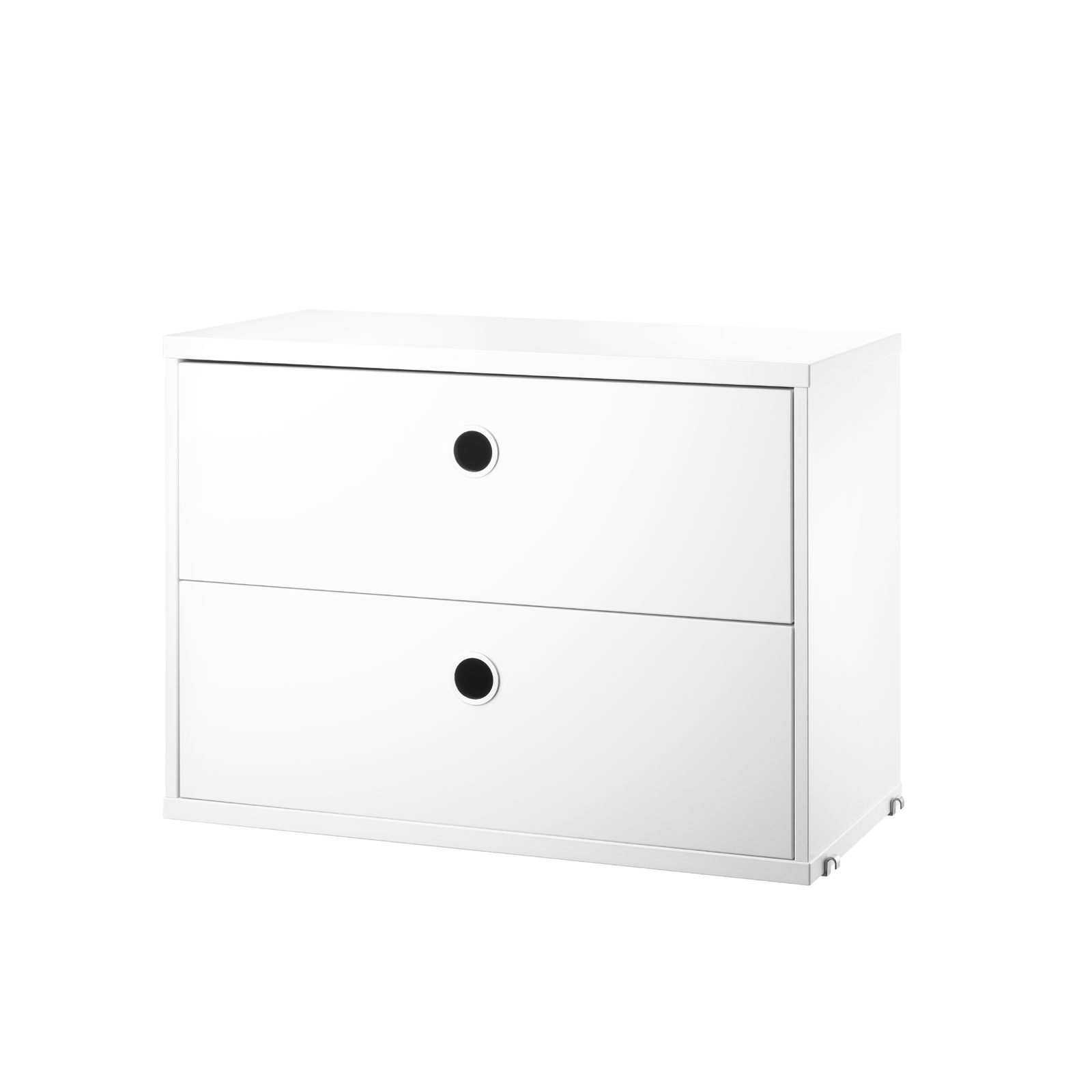string system schrank mit schublade white 58/30