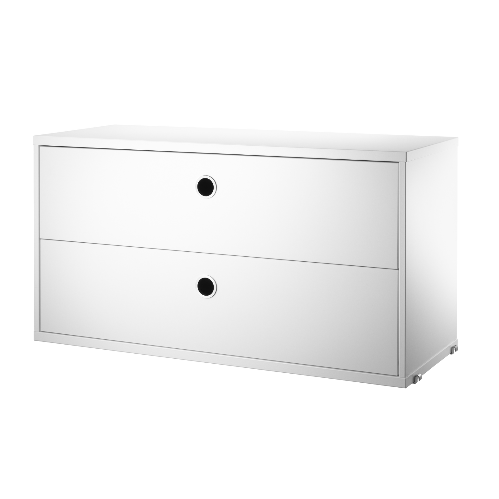 string system schrank mit schublade white 70/30