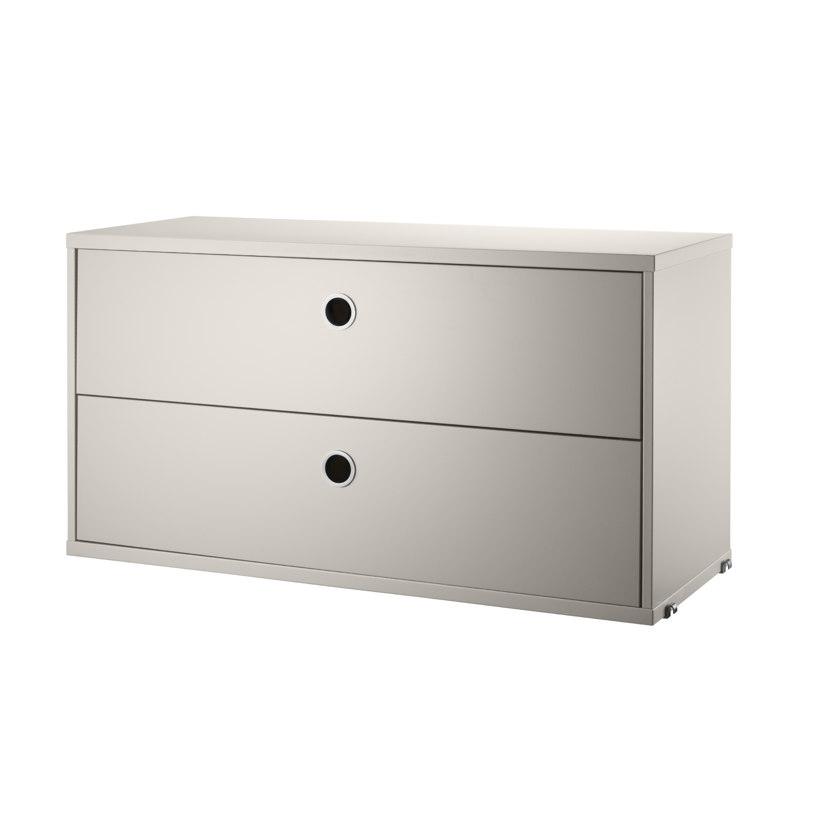 string system schrank mit schublade beige 70/30