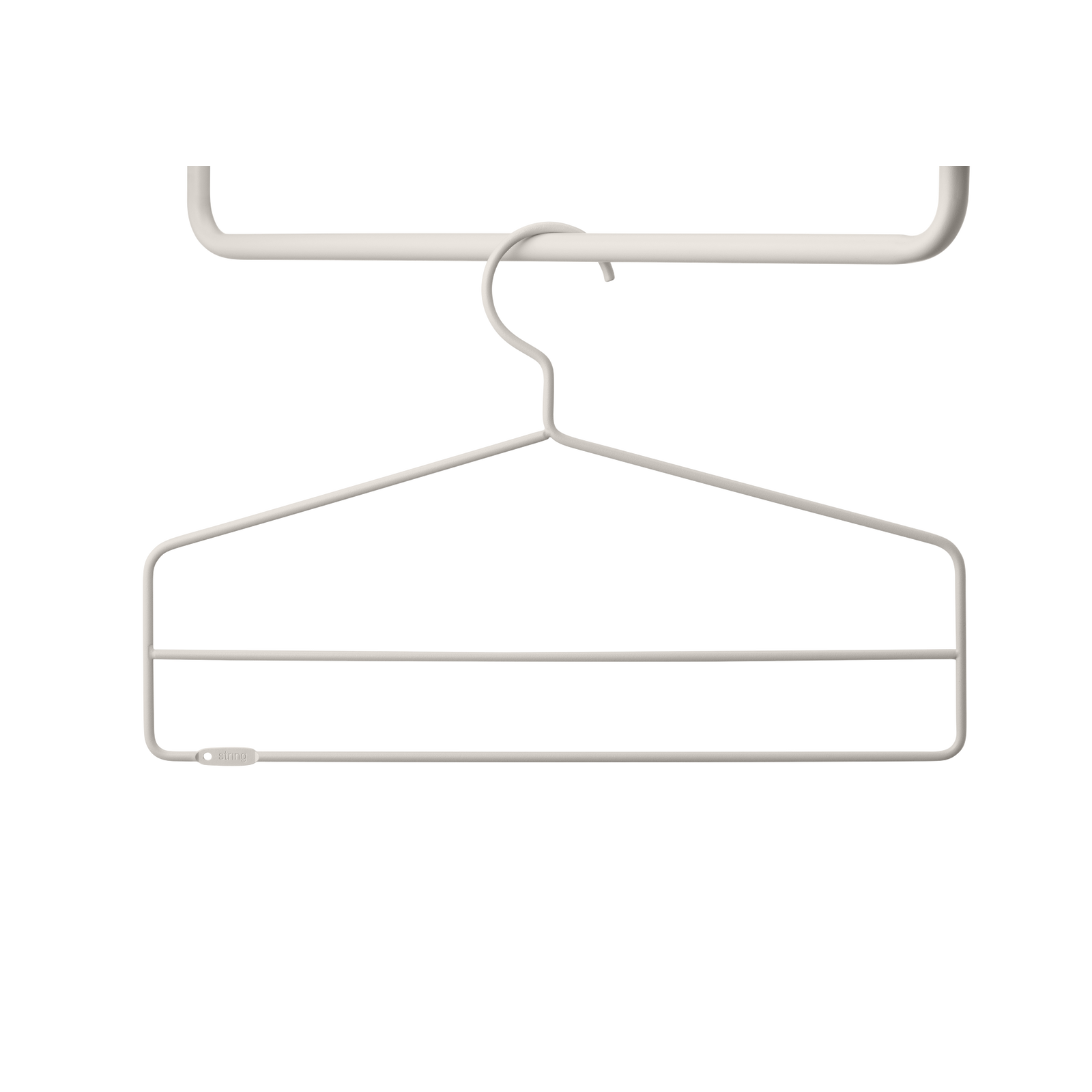 string system kleiderbügel beige