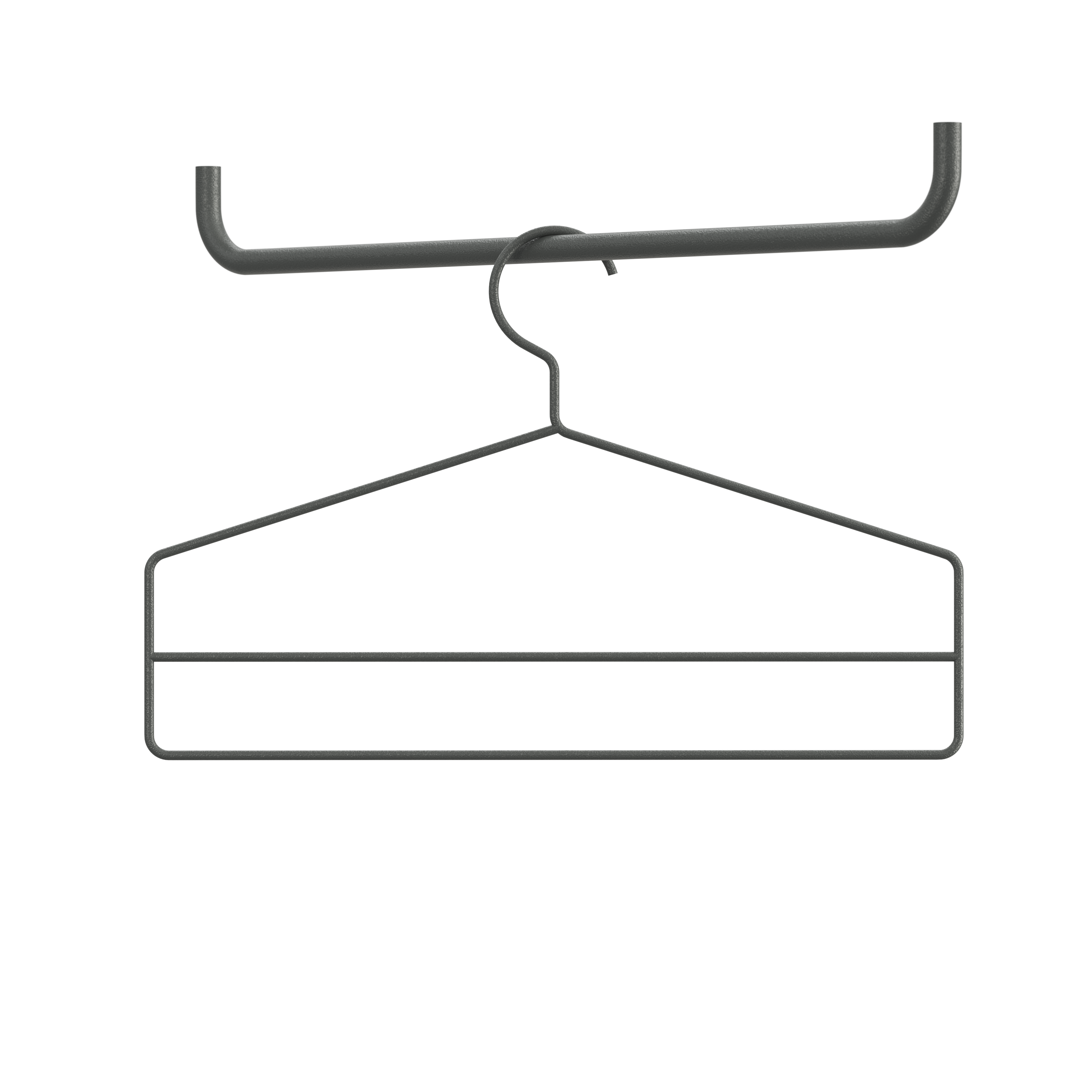 string system kleiderbügel dark grey