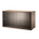 string system schrank mit glas-schiebetür walnut