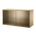 string system schrank mit glas-schiebetür oak