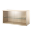 string system schrank mit glas-schiebetür ash