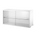 string system schrank mit glas-schiebetür white