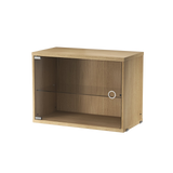 string system schrank mit schwingtür oak