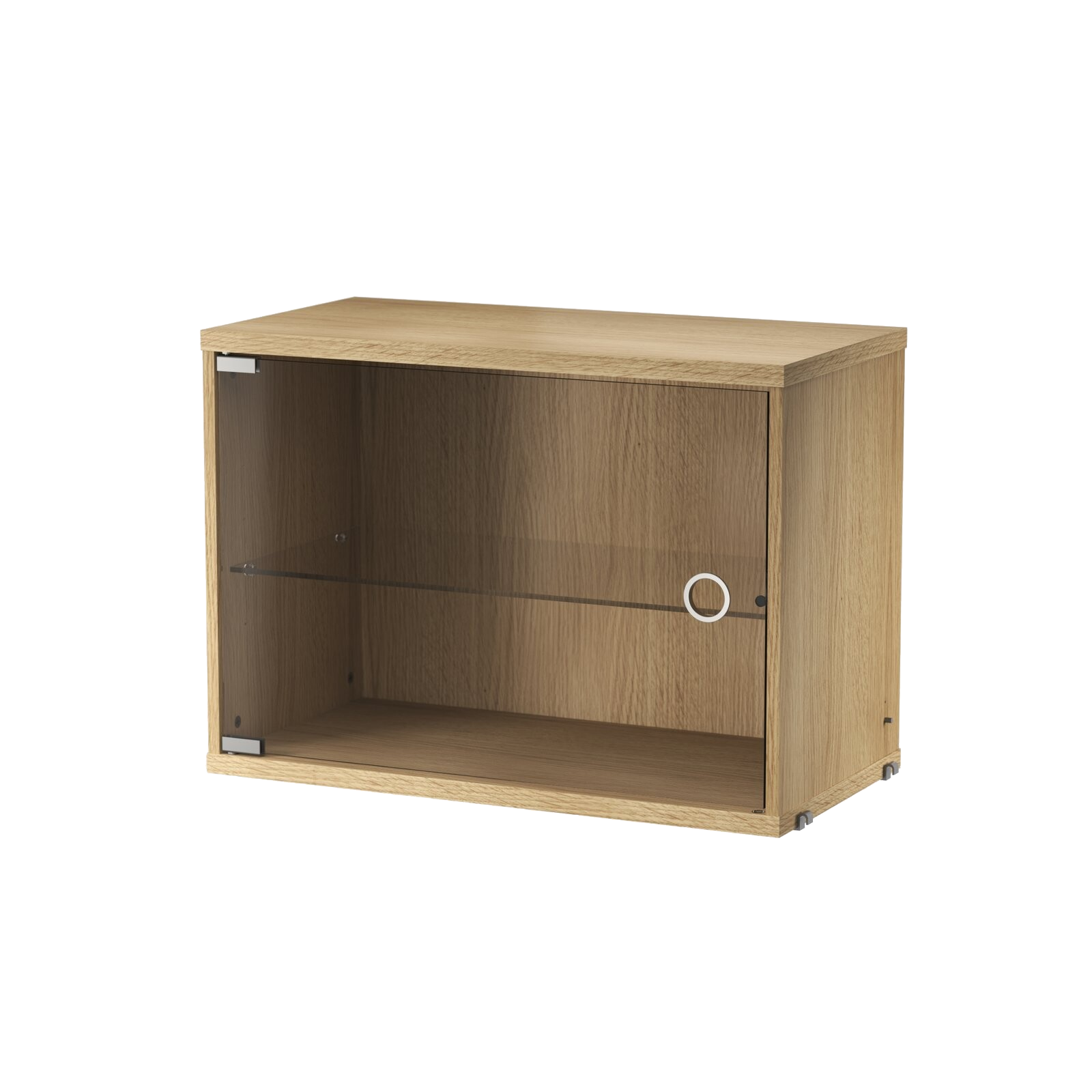 string system schrank mit schwingtür oak