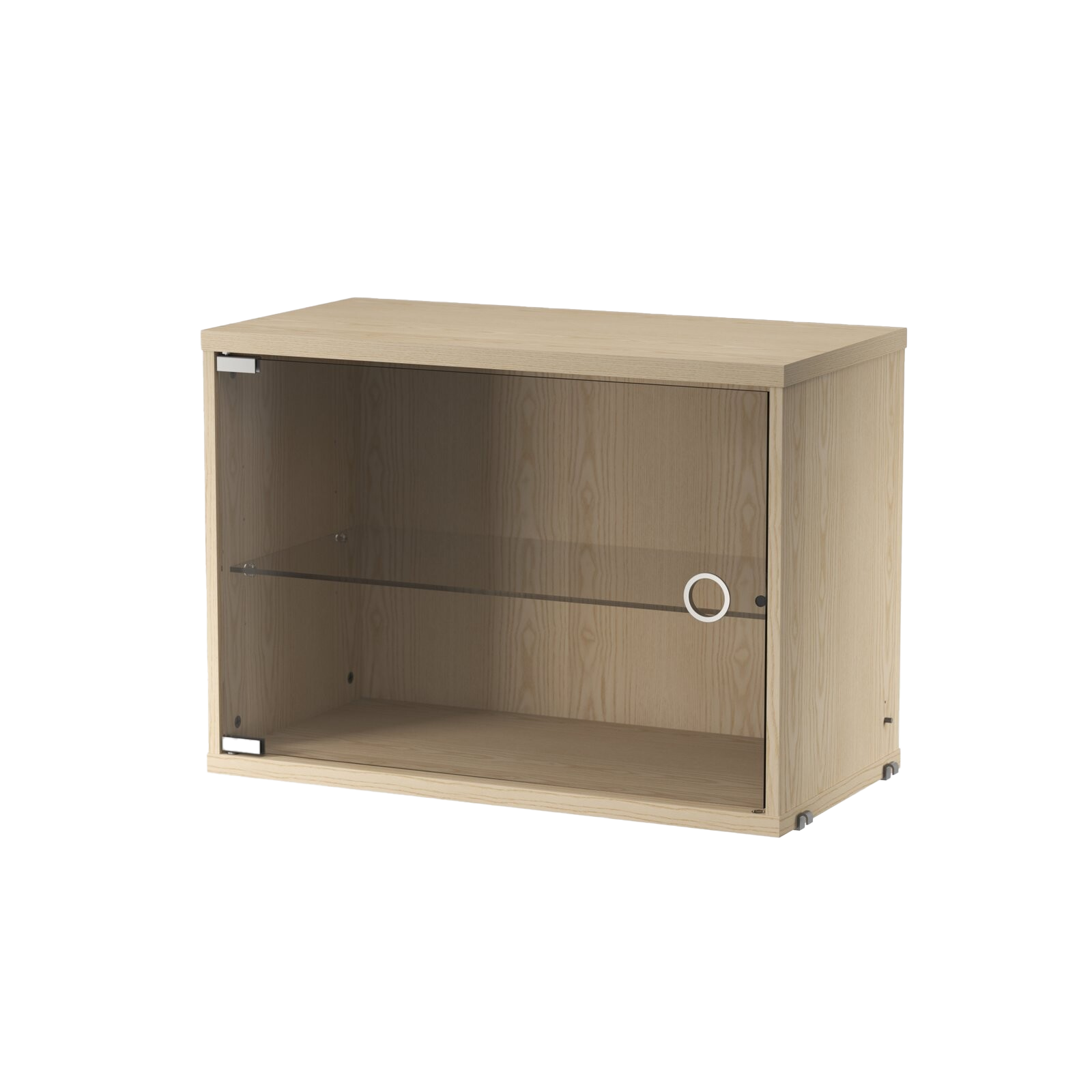 string system schrank mit schwingtür ash