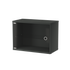 string system schrank mit schwingtür dark grey