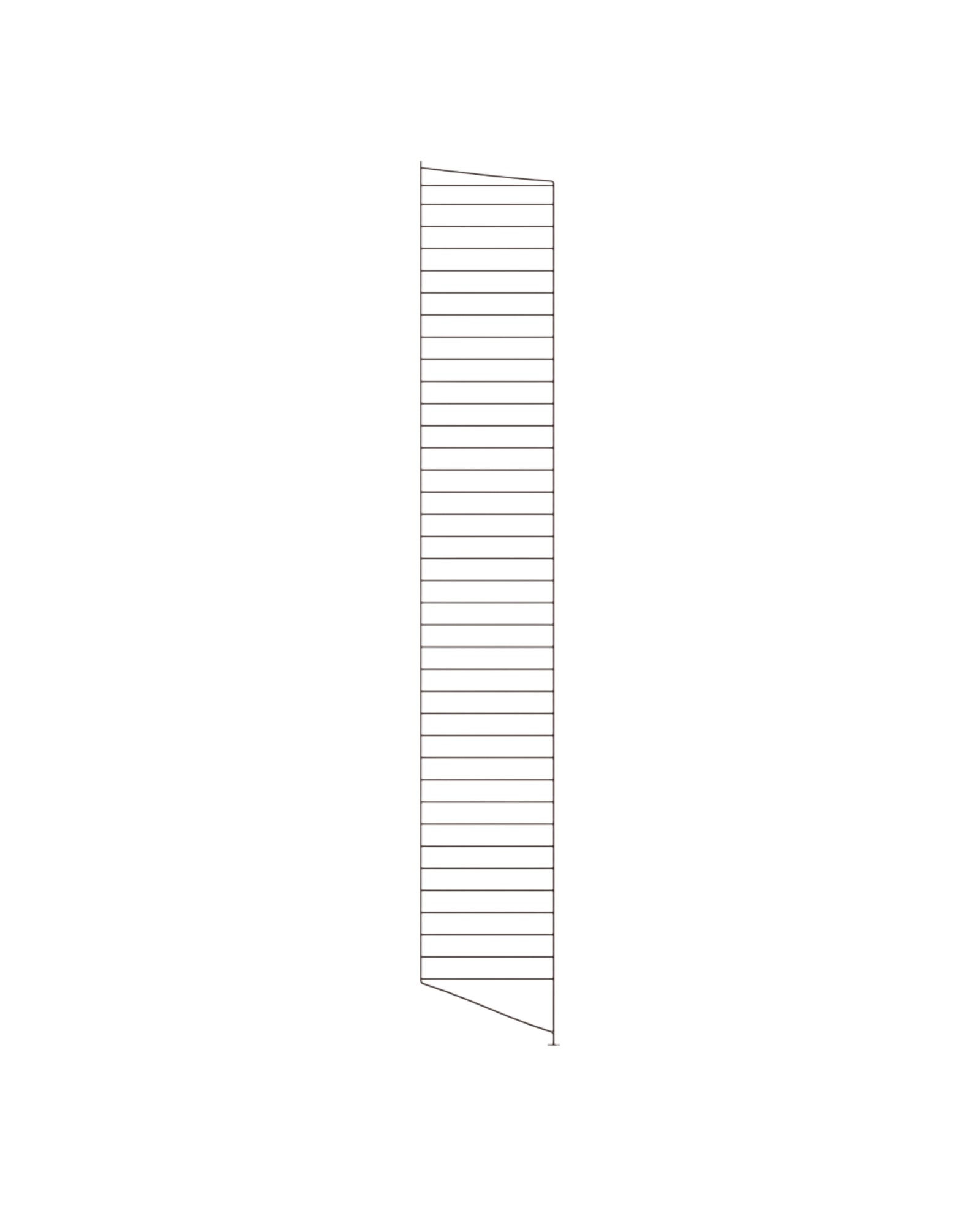 string system bodenleiter dark brown 200/30